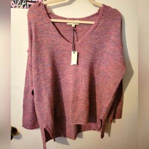 Women's New Speckled Pullover Sweater medium